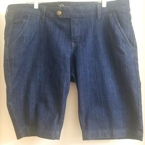 Plus Size The Diva Bermuda Jean Shorts